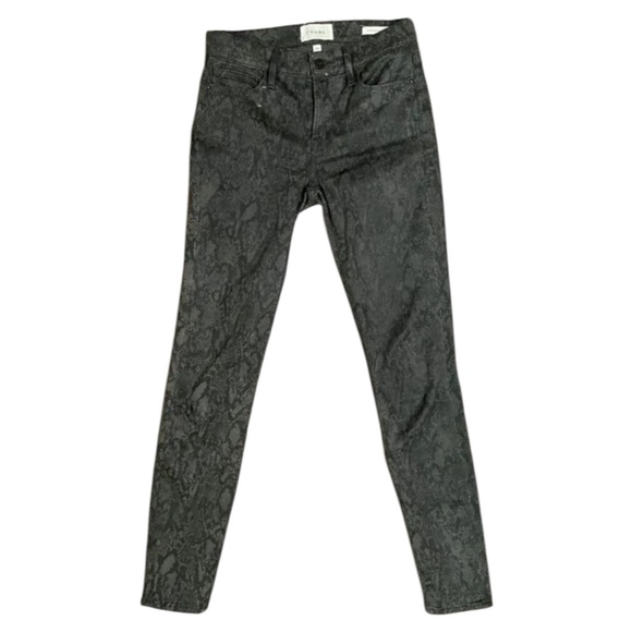 Frame Le Skinny De Jeanne Snake Print Pants - Picture 3 of 4